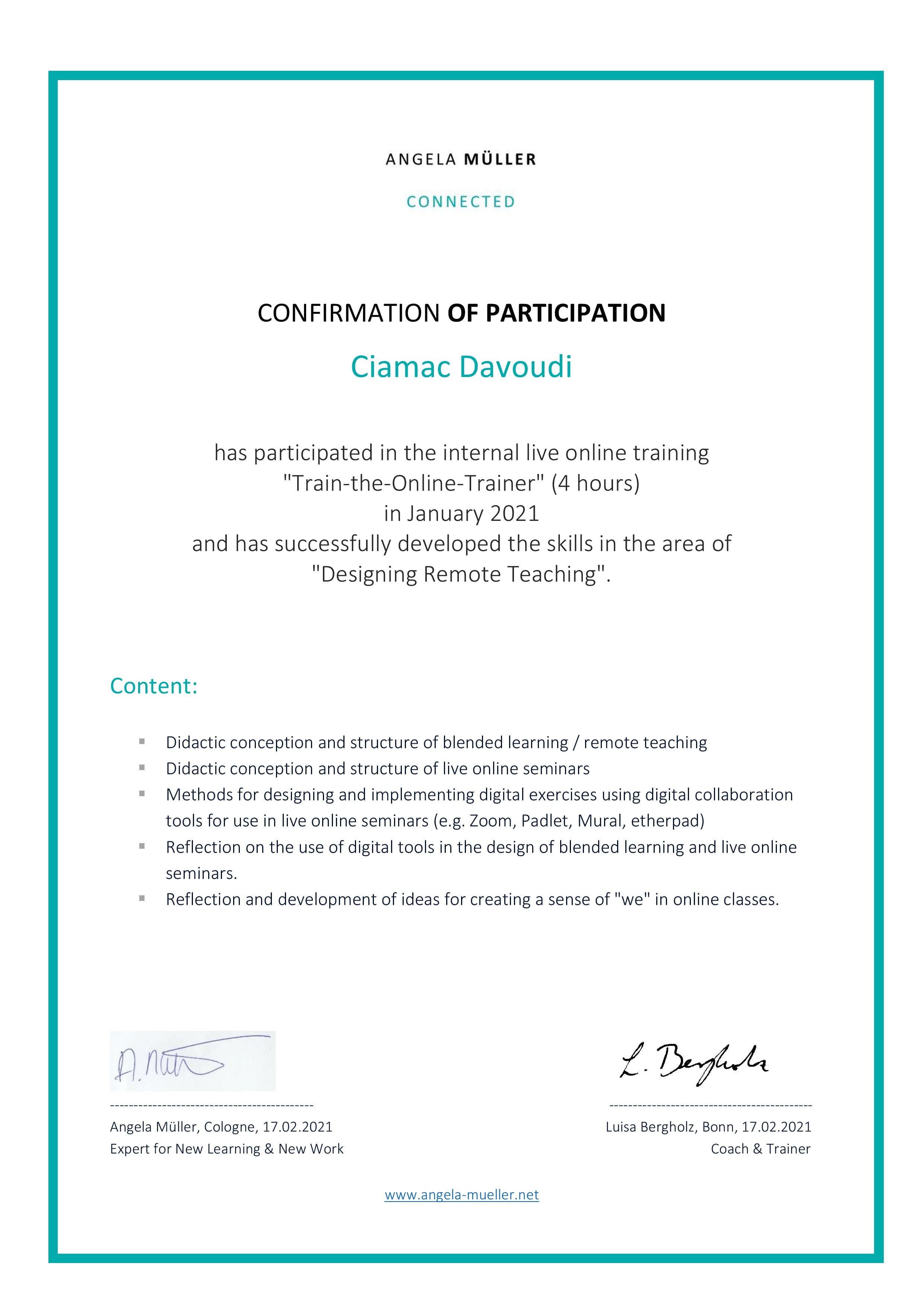 Certificate 2