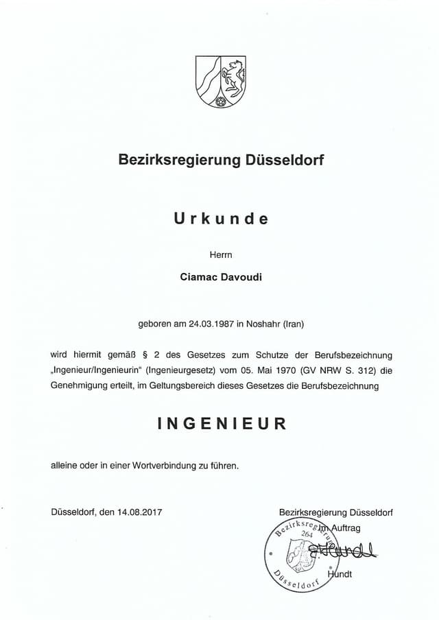 Certificate 1