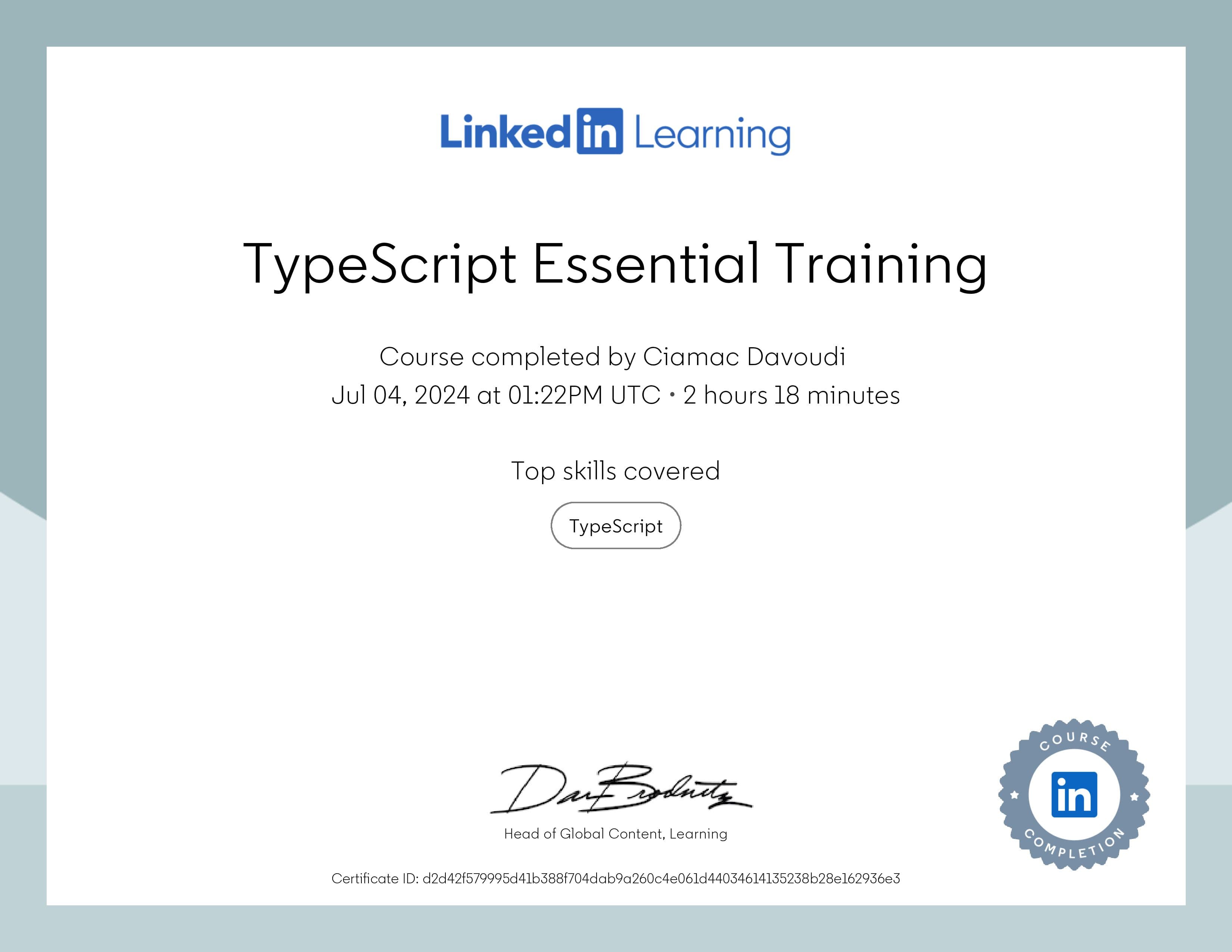 Certificate 27