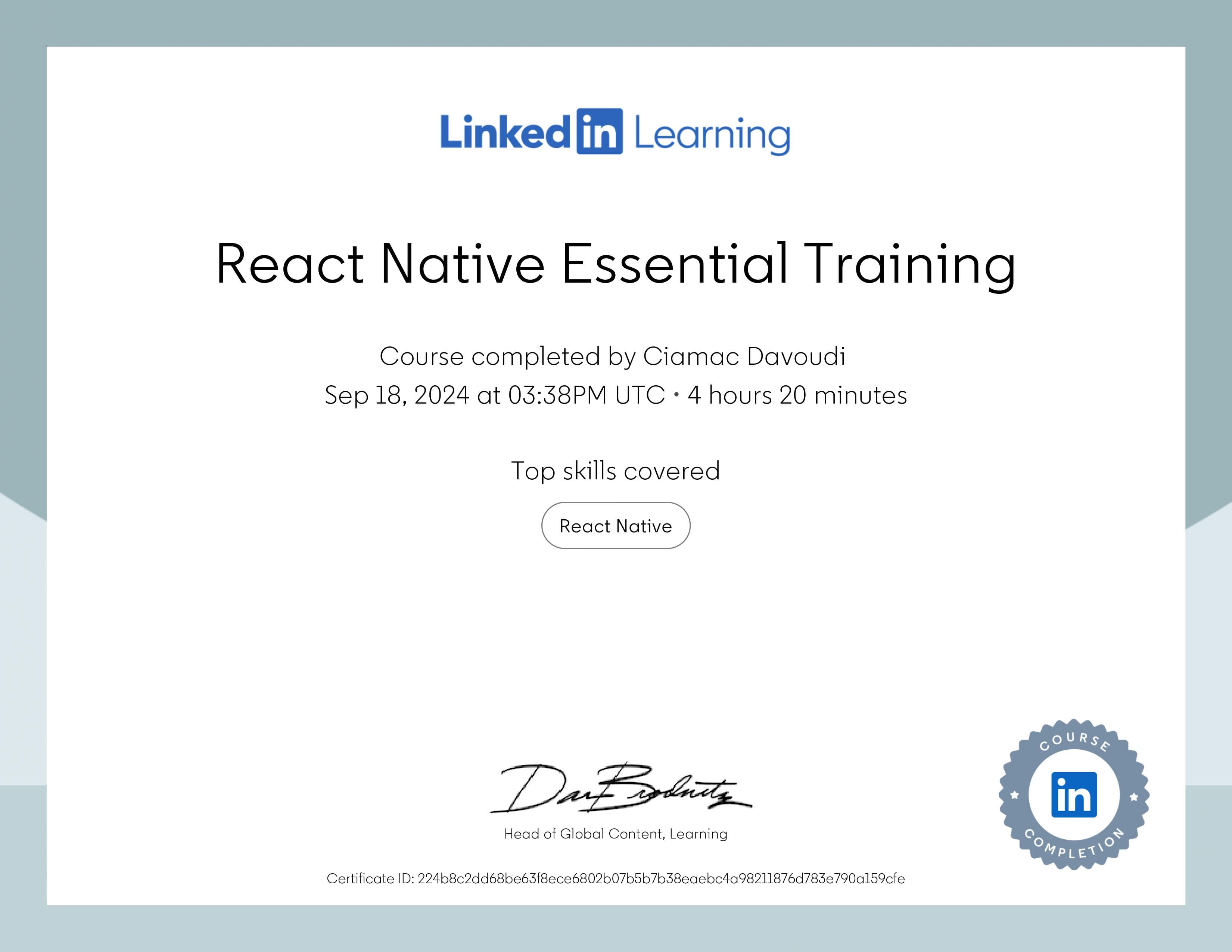 Certificate 28